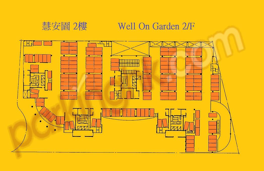  Tseung Kwan O Carpark  Yuk Nga Lane  Well On Garden  Floor plan 香港車位.com ParkingHK.com