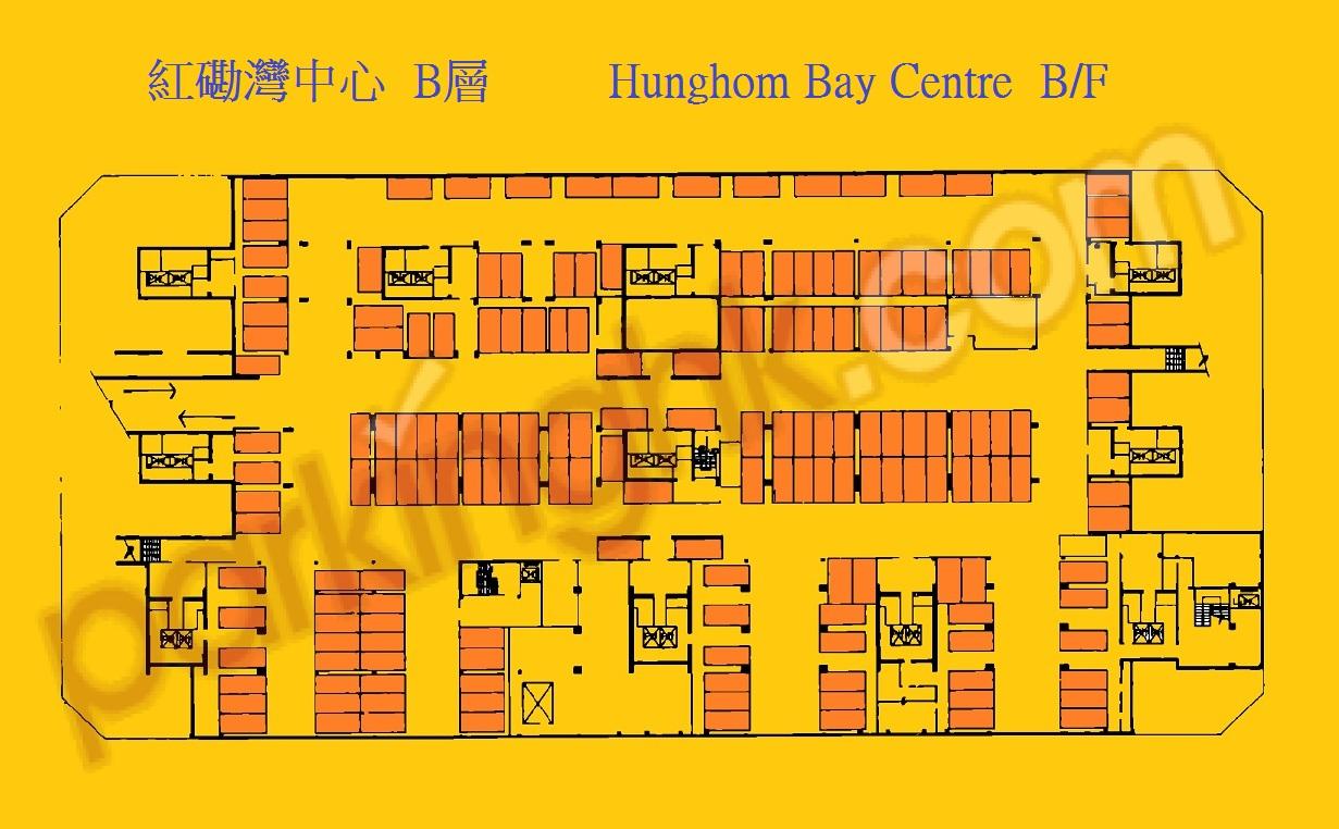 Hung Hom Carpark  Baker Street  Hung Hom Bay Centre  Floor plan 香港車位.com ParkingHK.com