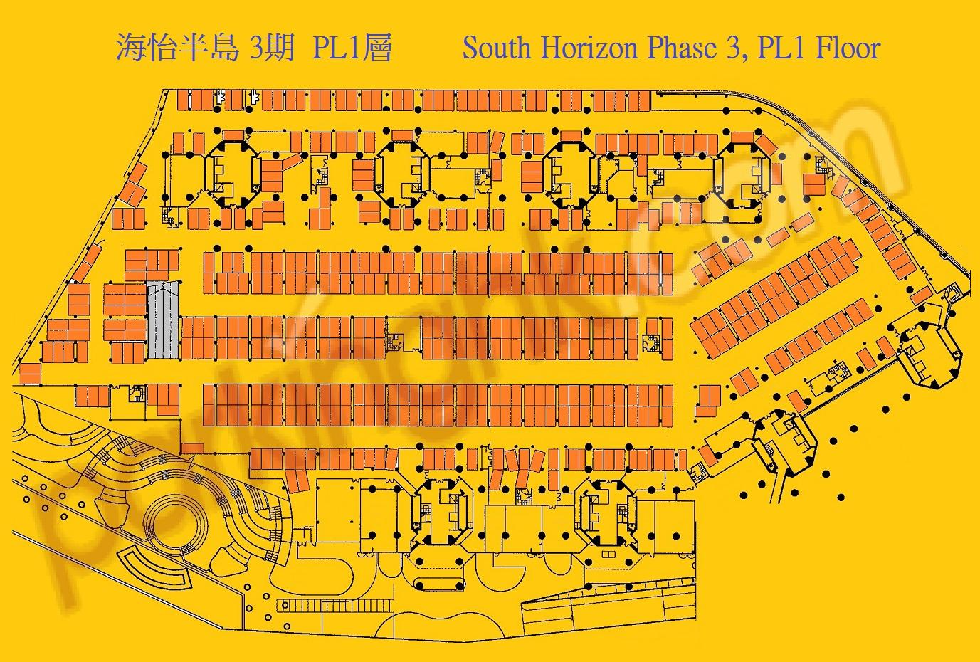  Ap Lei Chau Carpark  South Horizons Drive  South Horizons Phase 3  Floor plan 香港車位.com ParkingHK.com
