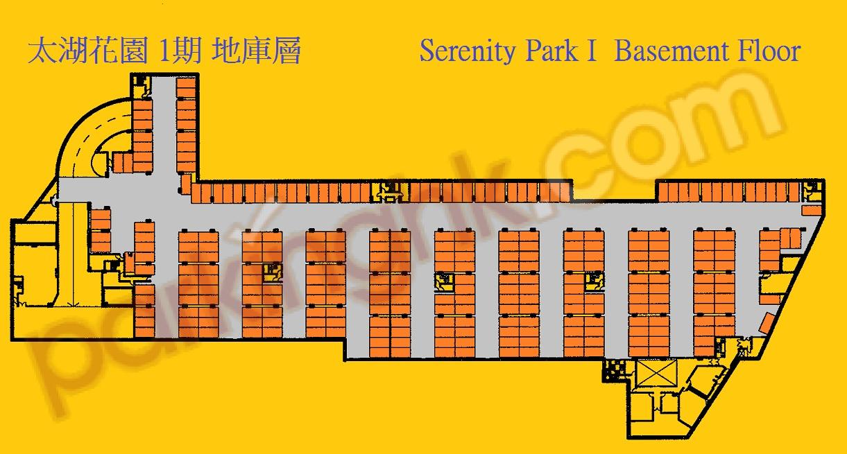  Tai Po Carpark  Tai Po Tau Road  Serenity Park  Floor plan 香港車位.com ParkingHK.com