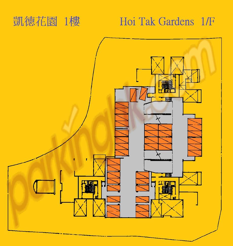  Tuen Mun Carpark  Wing Fat Lane  Hoi Tak Gardens  Floor plan 香港車位.com ParkingHK.com