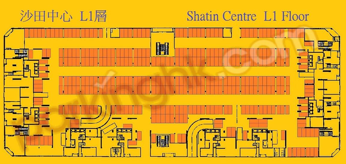  Sha Tin Carpark  Sha Tin Centre Street  Shatin Centre  Floor plan 香港車位.com ParkingHK.com
