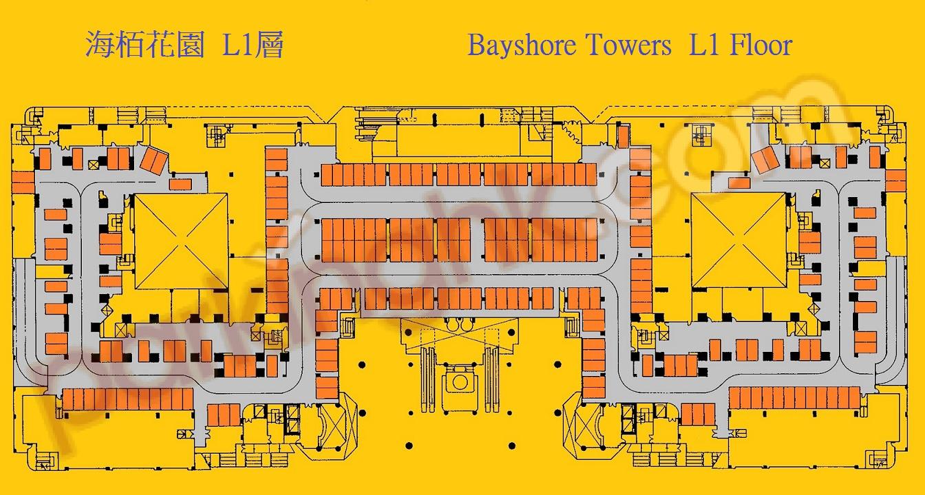  Ma On Shan Carpark  Sai Sha Road  Bayshore Towers  Floor plan 香港車位.com ParkingHK.com