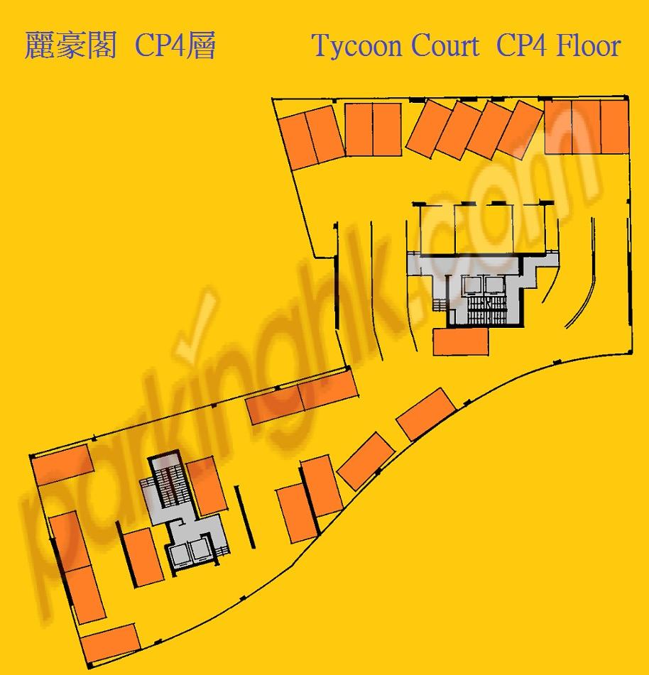  Mid-Levels Carpark  Conduit Road  Tycoon Court  Floor plan 香港車位.com ParkingHK.com