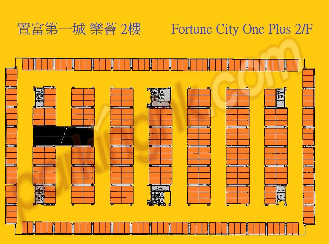  Sha Tin Carpark  Ngan Shing Street 1  Fortune City One  Floor plan 香港車位.com ParkingHK.com