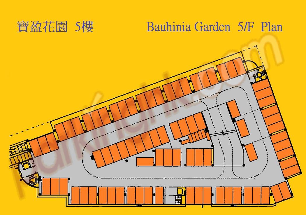 Tseung Kwan O Carpark  Tong Chun Street  Bauhinia Garden  Floor plan 香港車位.com ParkingHK.com