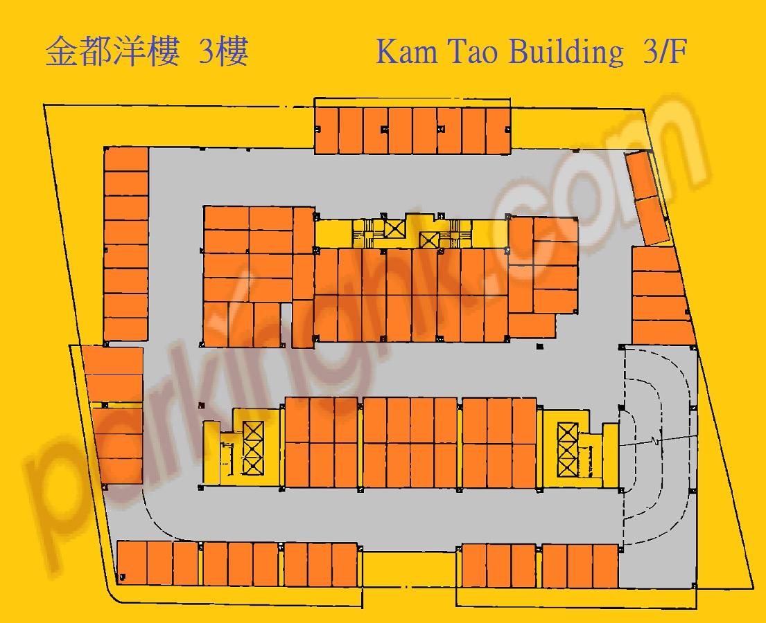  Fortress Hill Carpark  Whitfield Road  Kam Tao Building  Floor plan 香港車位.com ParkingHK.com