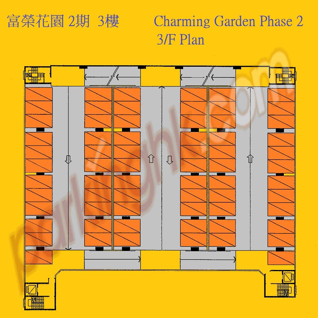  Mong Kok Carpark  Hoi Ting Road  Charming Garden Phase 2  Floor plan 香港車位.com ParkingHK.com