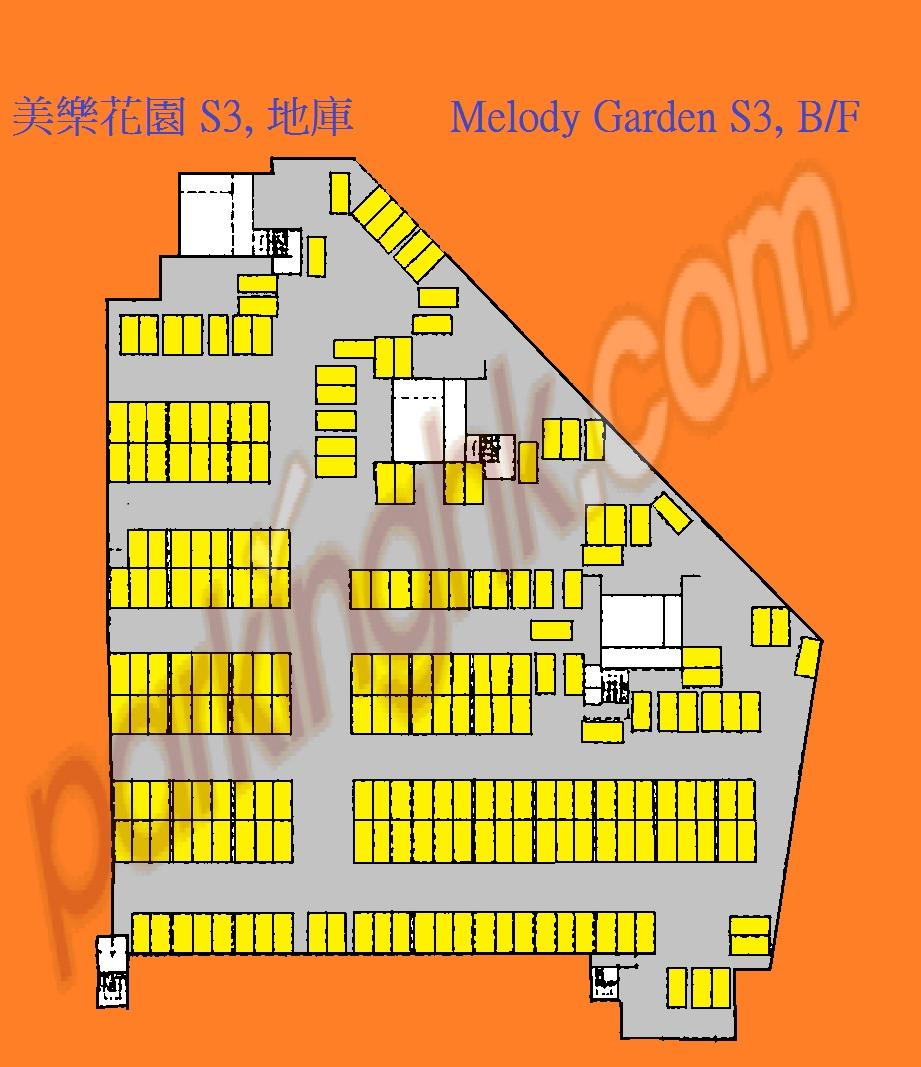 Tuen Mun Carpark  Wu Chui Road  Melody Garden  Floor plan 香港車位.com ParkingHK.com