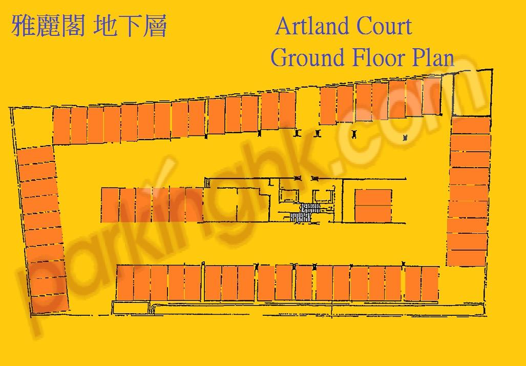  Chai Wan Carpark  Chai Wan Road  Artland Court  Floor plan 香港車位.com ParkingHK.com
