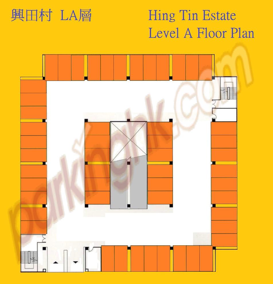  Lam Tin Carpark  Lin Tak Road  Hing Tin Estate  Floor plan 香港車位.com ParkingHK.com