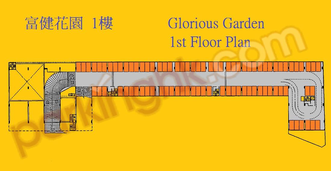  Tuen Mun Carpark  Lung Mun Road  Glorious Garden  Floor plan 香港車位.com ParkingHK.com