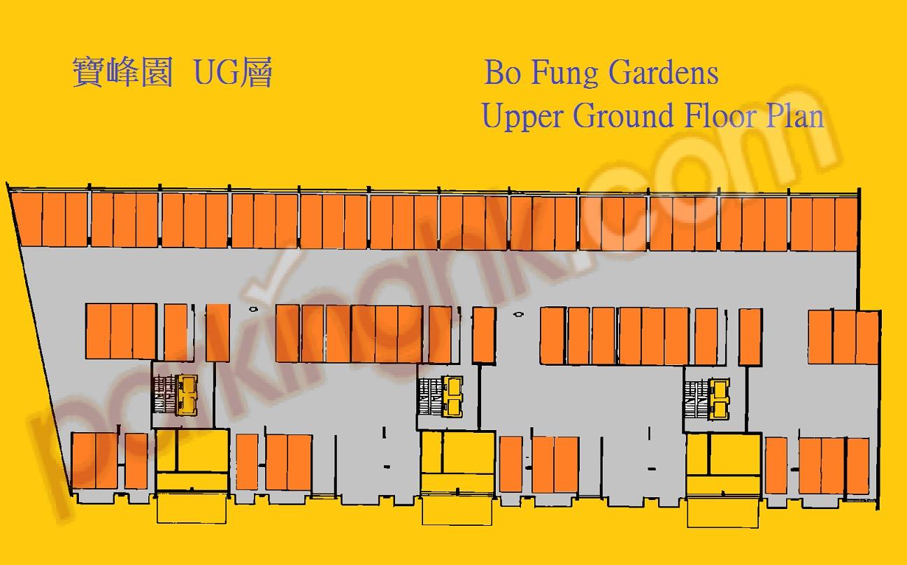  Quarry Bay Carpark  King's Road  Bo Fung Gardens  Floor plan 香港車位.com ParkingHK.com