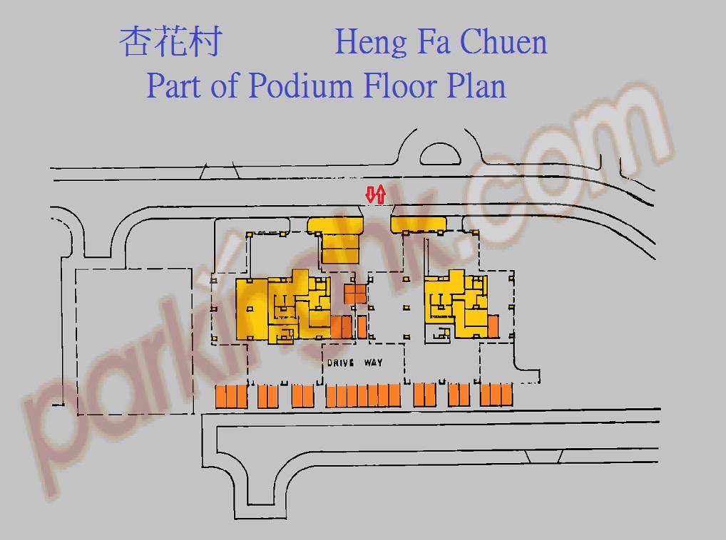  Chai Wan Carpark  Shing Tai Road  Heng Fa Chuen  Floor plan 香港車位.com ParkingHK.com
