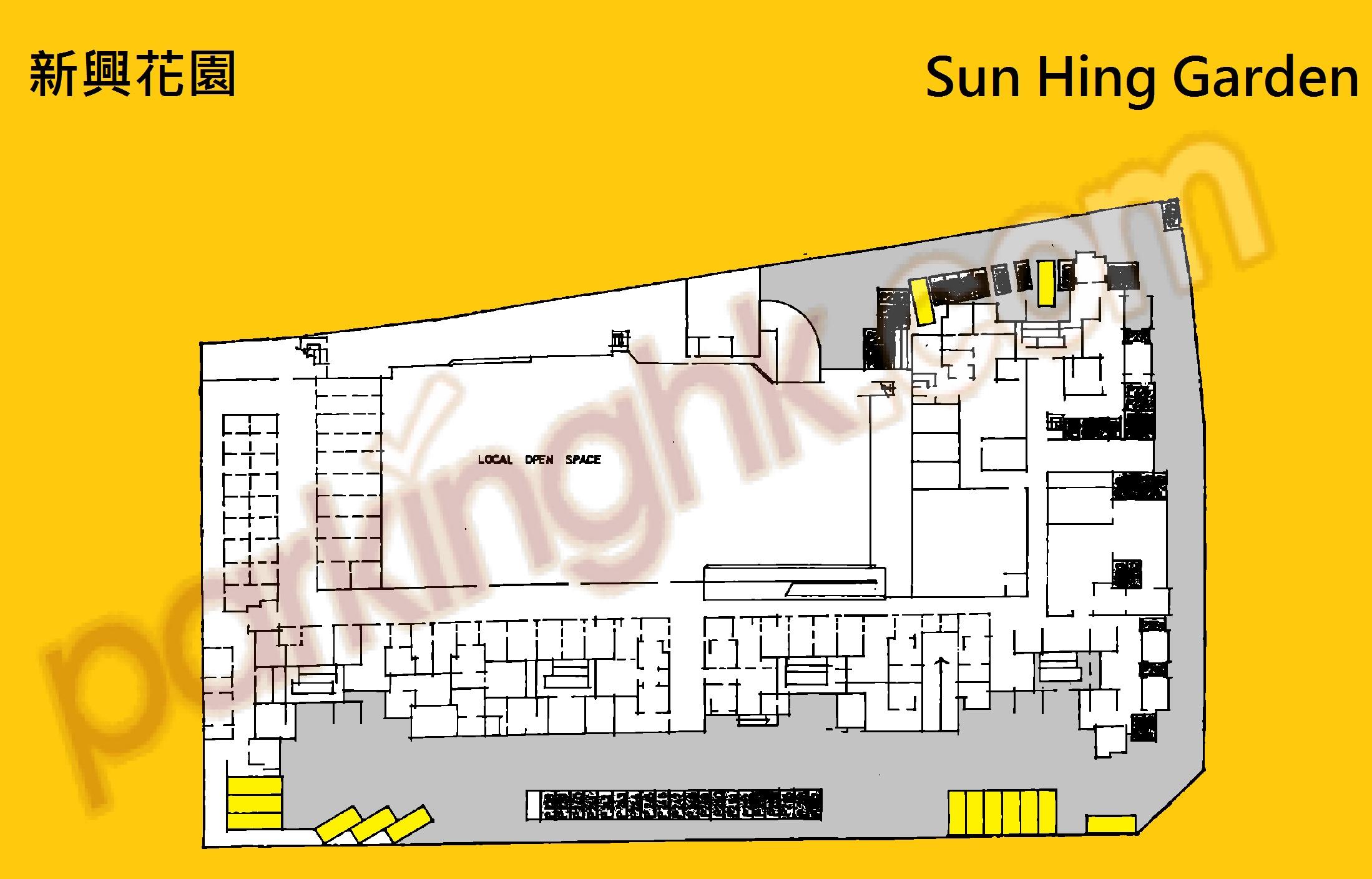  Tai Po Carpark  On Po Lane  Sun Hing Garden  Floor plan 香港車位.com ParkingHK.com