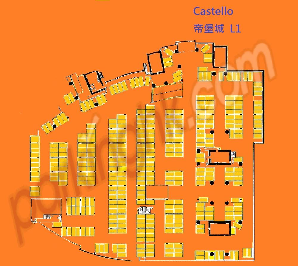  Sha Tin Carpark  Siu Lek Yuen Road  Castello  Floor plan 香港車位.com ParkingHK.com