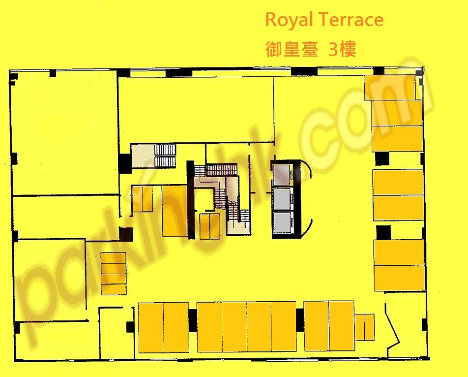  Quarry Bay Carpark  King's Road  Royal Terrace  Floor plan 香港車位.com ParkingHK.com