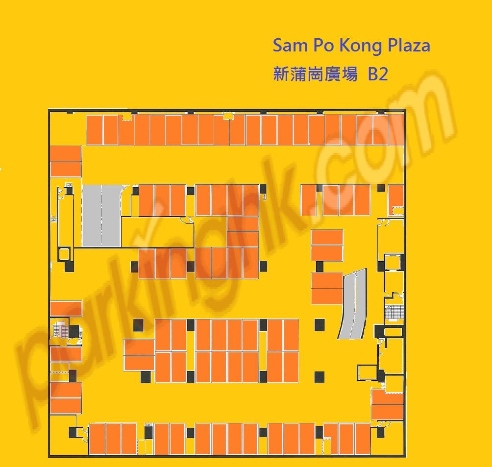  新蒲崗車位 崇齡街 新蒲崗廣場 平面圖 香港車位.com ParkingHK.com