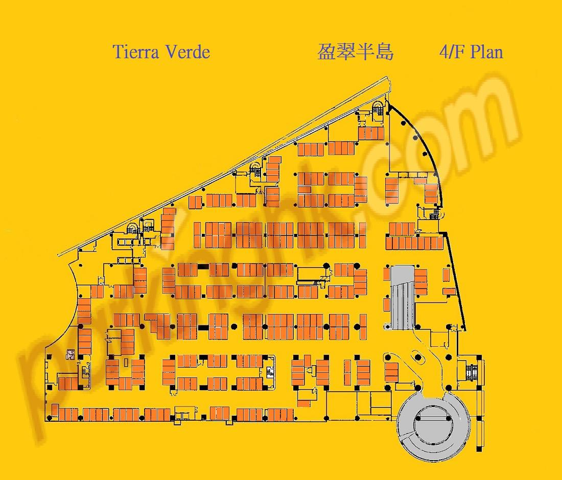  青衣車位 青敬路 盈翠半島 平面圖 香港車位.com ParkingHK.com