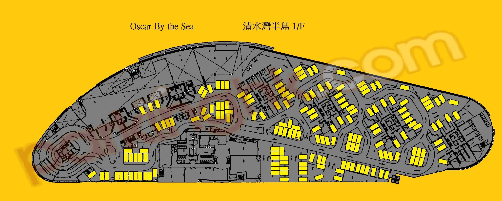  將軍澳車位 蓬萊路 清水灣半島 平面圖 香港車位.com ParkingHK.com