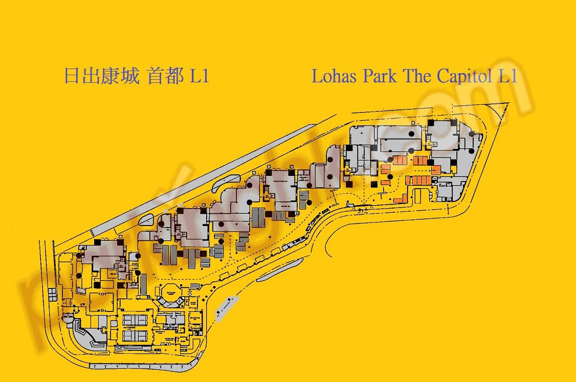  Tseung Kwan O Carpark  Lohas Park Road  Lohas Park The Capitol  Floor plan 香港車位.com ParkingHK.com