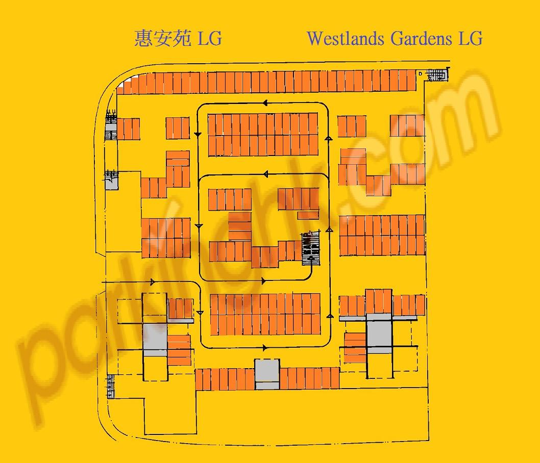  Quarry Bay Carpark  Westlands Road  Westlands Gardens  Floor plan 香港車位.com ParkingHK.com