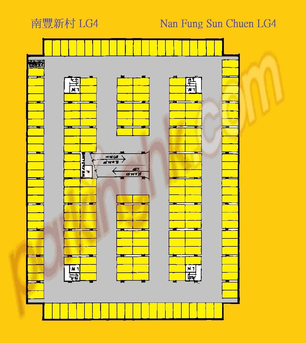  Quarry Bay Carpark  Greig Crescent  Nan Fung Sun Chuen  Floor plan 香港車位.com ParkingHK.com