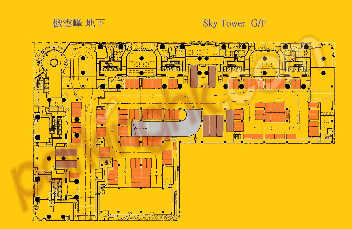  To Kwa Wan Carpark  Sung Wong Toi Road  Sky Tower  Floor plan 香港車位.com ParkingHK.com