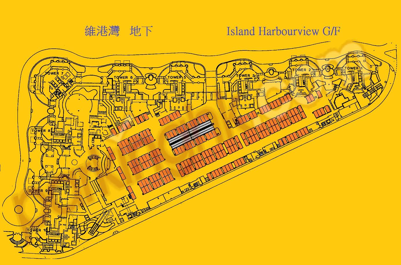  Tai Kok Tsui Carpark  Hoi Fai Road  Island Harbourview  Floor plan 香港車位.com ParkingHK.com