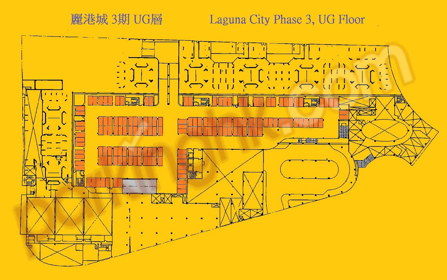  藍田車位 麗港南街 麗港城 3期 平面圖 香港車位.com ParkingHK.com