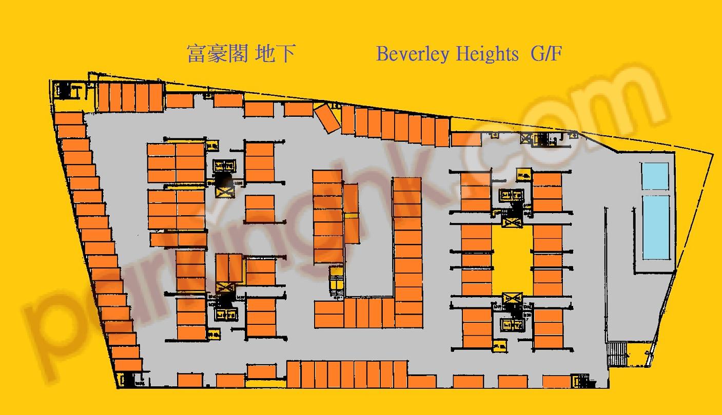  North Point Carpark  Cloud View Road  Beverley Heights  Floor plan 香港車位.com ParkingHK.com