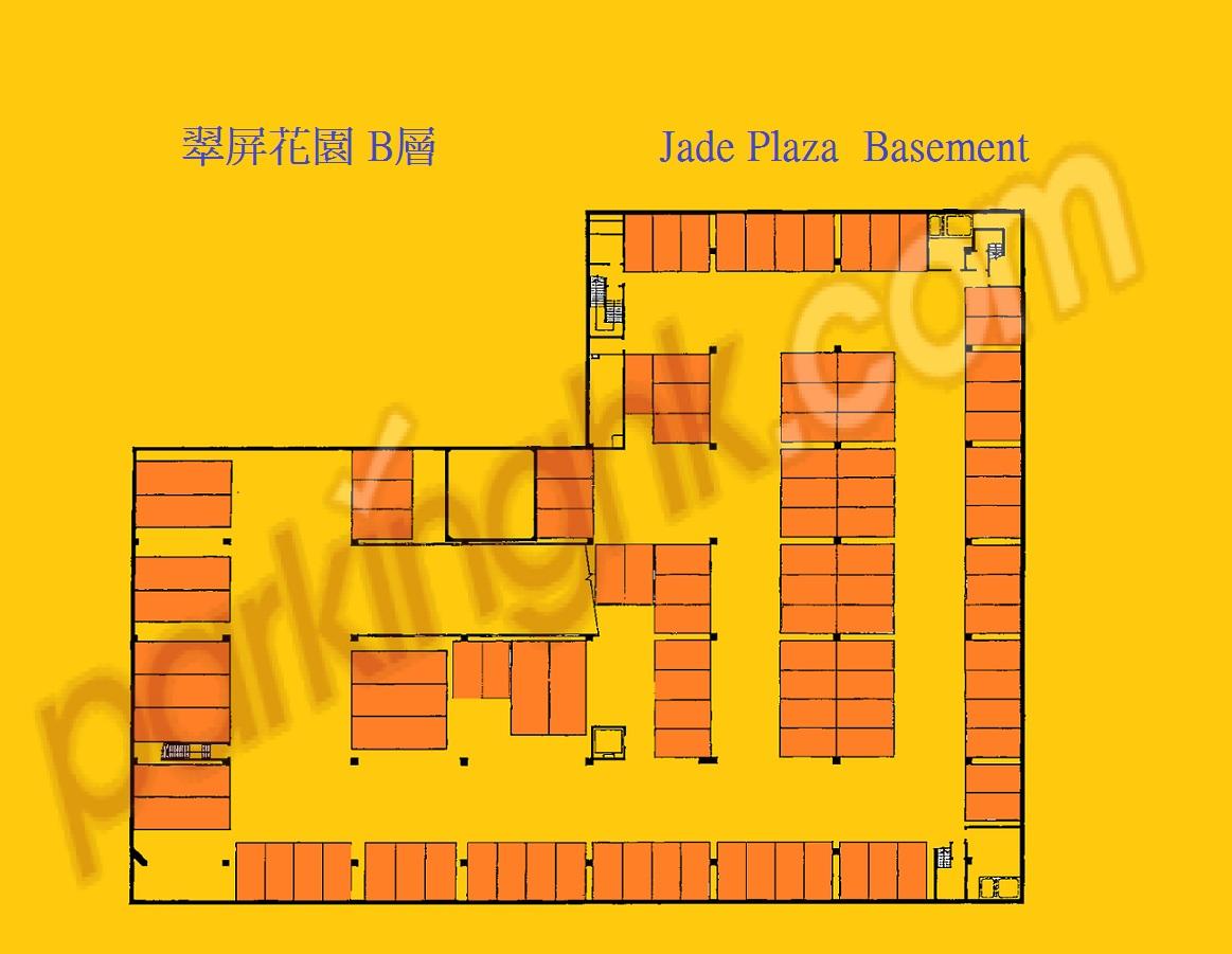  Tai Po Carpark  On Chee Road  Jade Plaza  Floor plan 香港車位.com ParkingHK.com