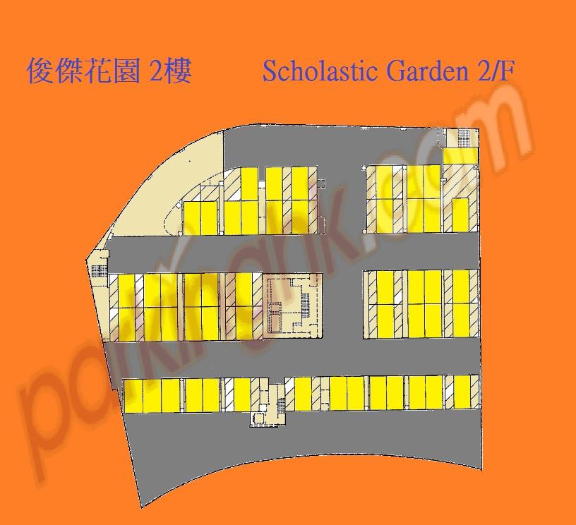  West Mid-Levels Carpark  Lyttelton Road  Scholastic Garden  Floor plan 香港車位.com ParkingHK.com