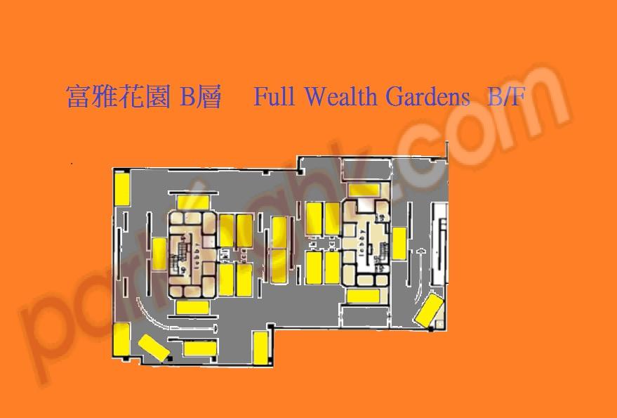  北角車位 繼園臺 富雅花園 平面圖 香港車位.com ParkingHK.com