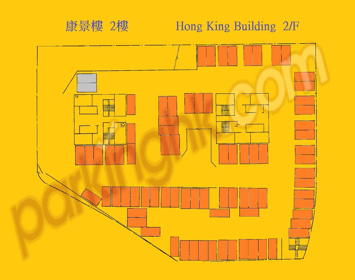  新蒲崗車位 爵祿街 康景樓 平面圖 香港車位.com ParkingHK.com