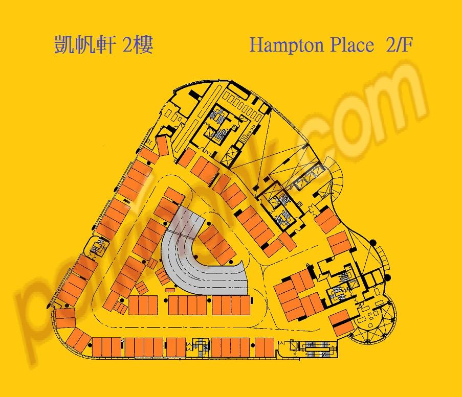  Tai Kok Tsui Carpark  Hoi Fan Road  Hampton Place  Floor plan 香港車位.com ParkingHK.com