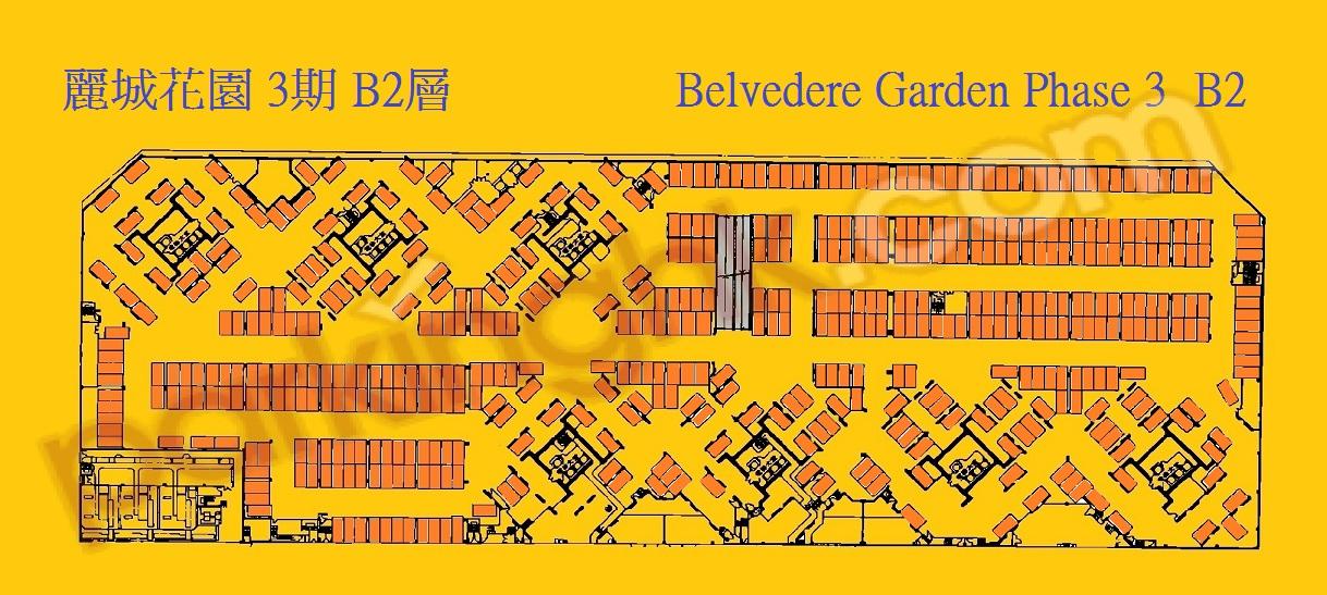  Tsuen Wan Carpark  Castle Peak Road-Tsuen Wan  Belvedere Garden Phase 3  Floor plan 香港車位.com ParkingHK.com