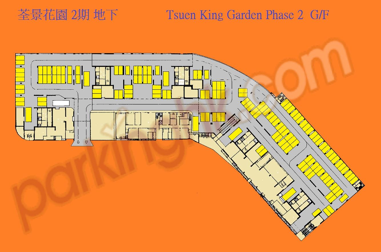  荃灣車位 荃景圍 荃景花園 2期 平面圖 香港車位.com ParkingHK.com