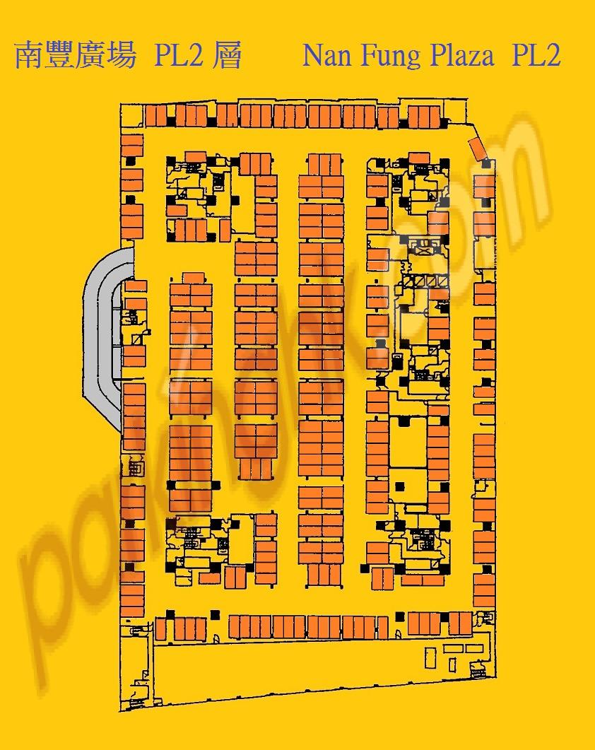  Tseung Kwan O Carpark  Pui Shing Road  Nan Fung Plaza  Floor plan 香港車位.com ParkingHK.com