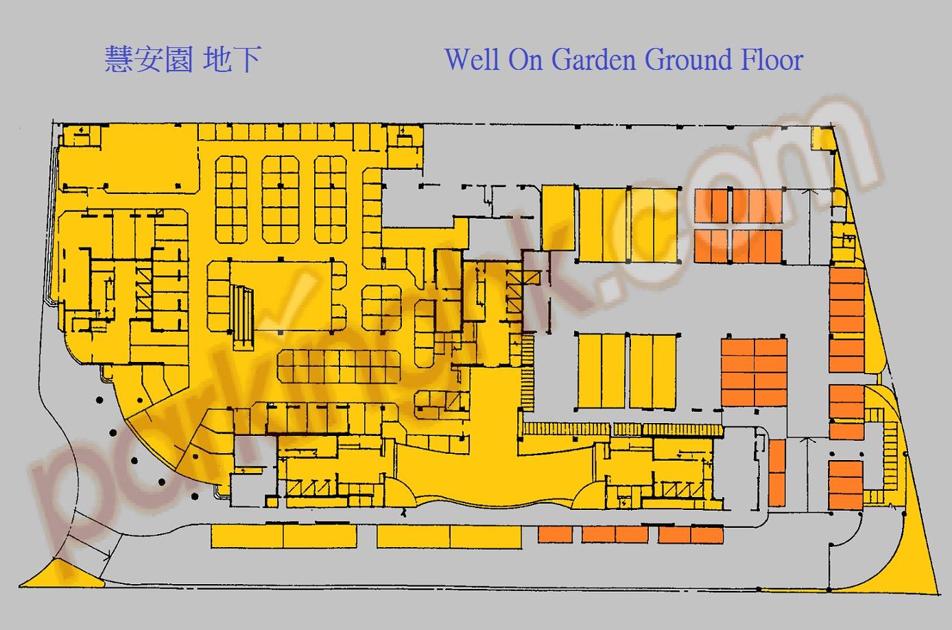  Tseung Kwan O Carpark  Yuk Nga Lane  Well On Garden  Floor plan 香港車位.com ParkingHK.com