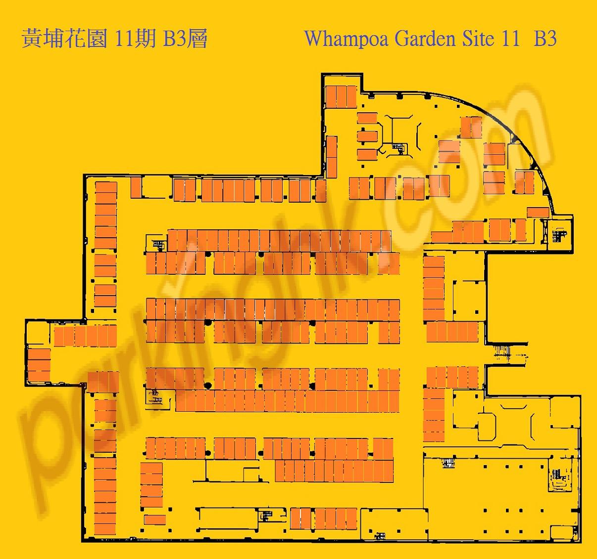  Hung Hom Carpark  Tak Hong Street  Whampoa Garden Site 11  Floor plan 香港車位.com ParkingHK.com