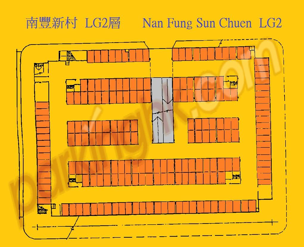  Quarry Bay Carpark  Greig Crescent  Nan Fung Sun Chuen  Floor plan 香港車位.com ParkingHK.com