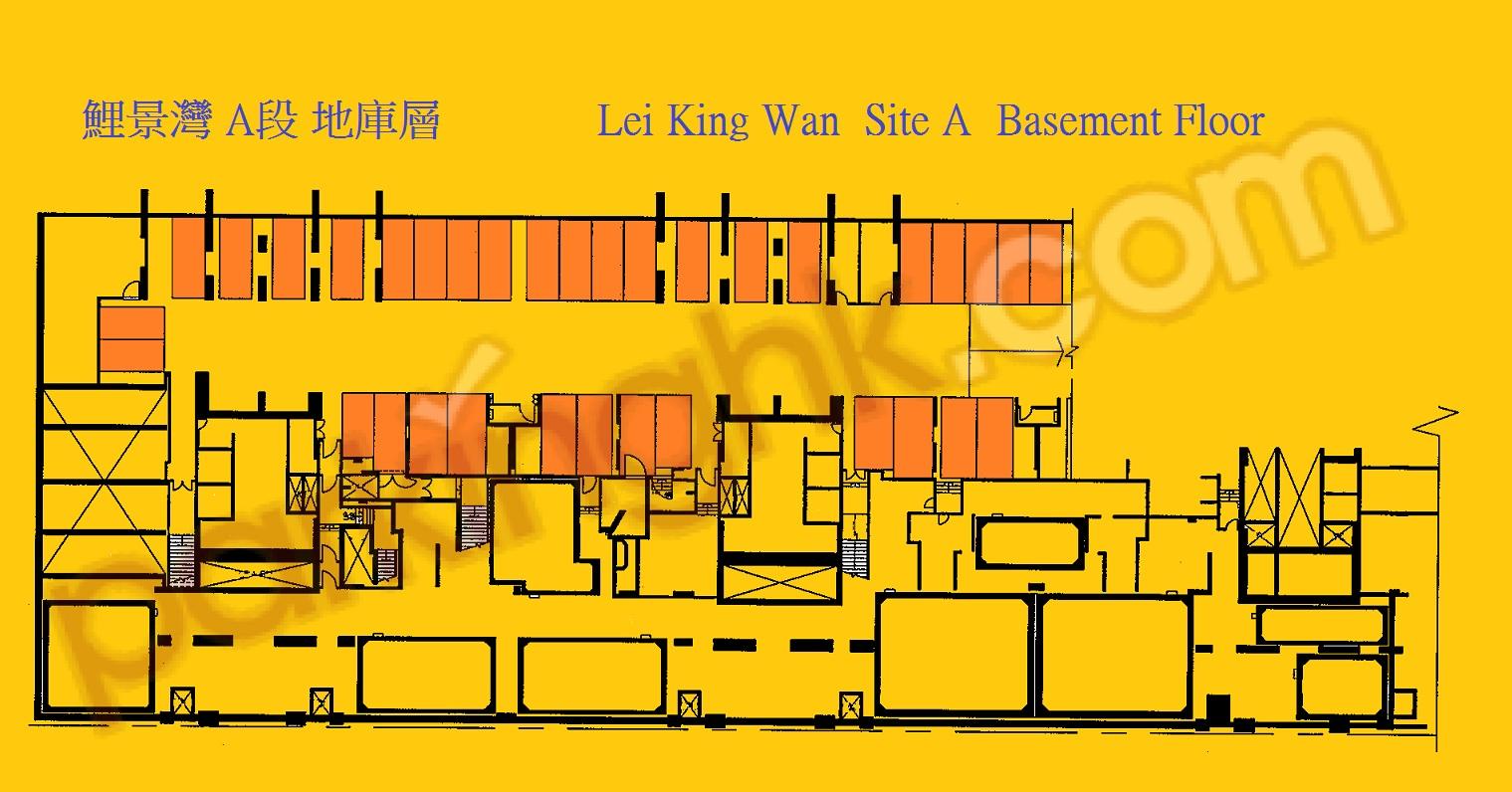  Sai Wan Ho Carpark  Tai Hong Street  Lei King Wan Site A  Floor plan 香港車位.com ParkingHK.com