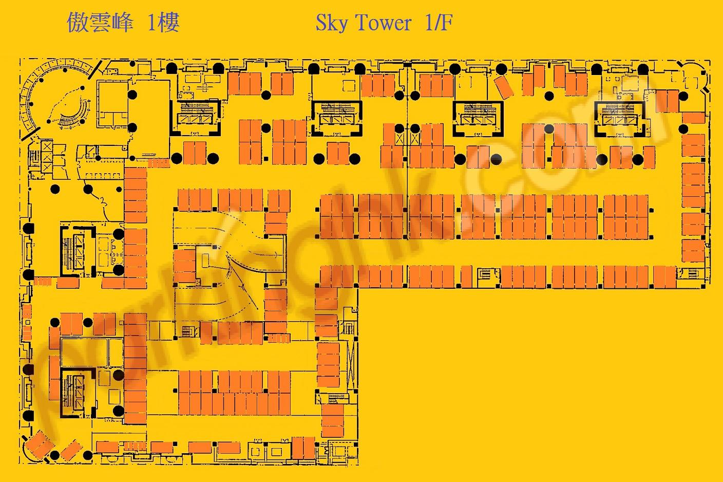  To Kwa Wan Carpark  Sung Wong Toi Road  Sky Tower  Floor plan 香港車位.com ParkingHK.com