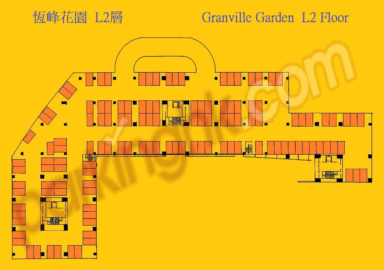  大圍車位 碧田街 恒峰花園 平面圖 香港車位.com ParkingHK.com