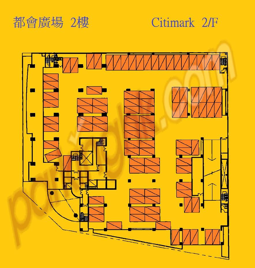  Sha Tin Carpark  Yuen Shun Circuit  Citimark  Floor plan 香港車位.com ParkingHK.com