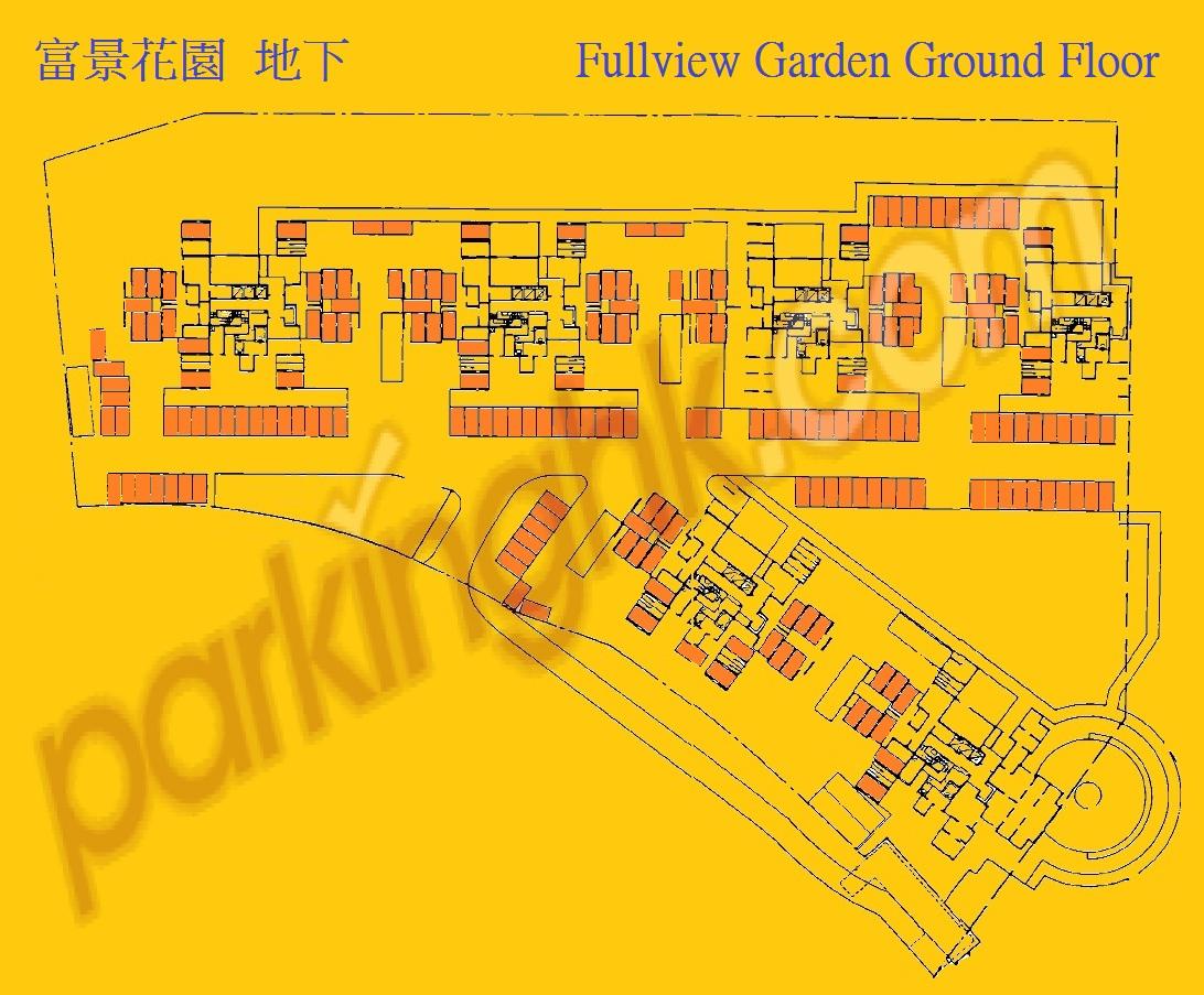  柴灣車位 小西灣道 富怡花園 平面圖 香港車位.com ParkingHK.com