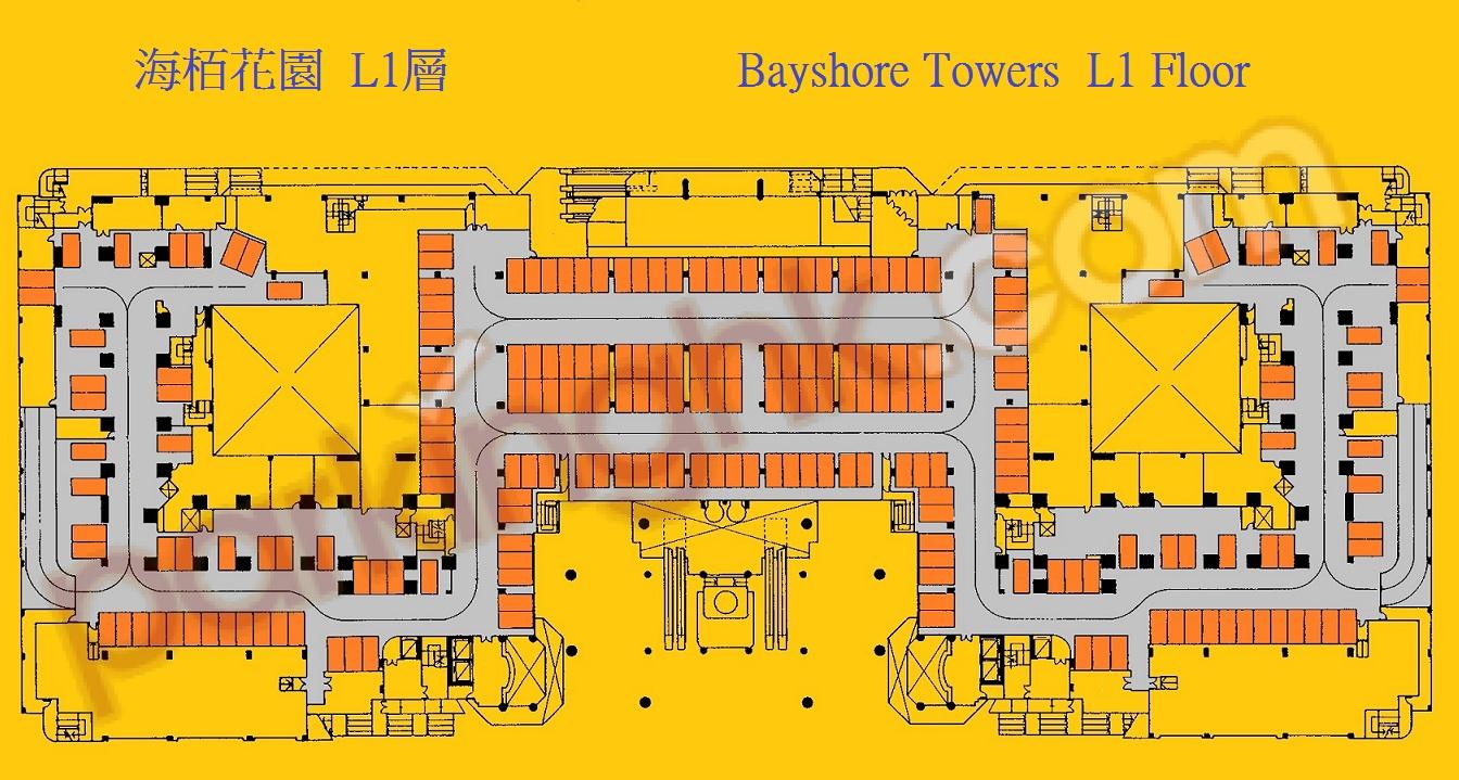  馬鞍山車位 西沙路 海柏花園 平面圖 香港車位.com ParkingHK.com