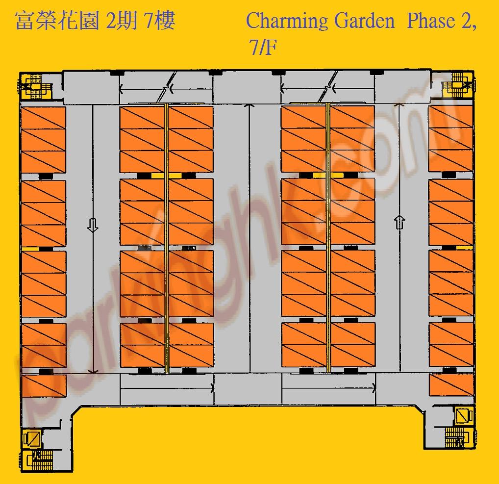  Mong Kok Carpark  Hoi Ting Road  Charming Garden Phase 2  Floor plan 香港車位.com ParkingHK.com