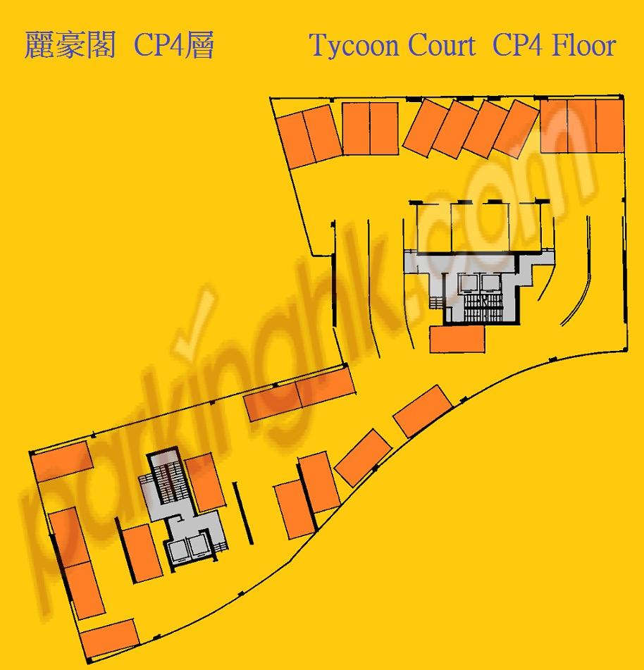 半山車位 干德道 麗豪閣 平面圖 香港車位.com ParkingHK.com